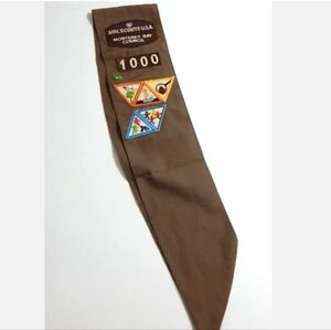 Girl Scouts Vintage 1980's Sash